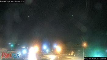 Weather camera view of Follett ISD.