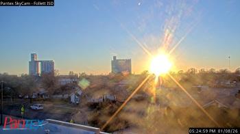 Weather camera view of Follett ISD.