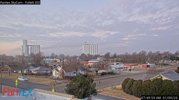 Weather camera view of Follett ISD.