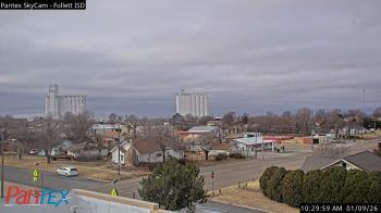 Weather camera view of Follett ISD.