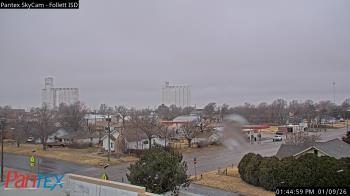 Weather camera view of Follett ISD.
