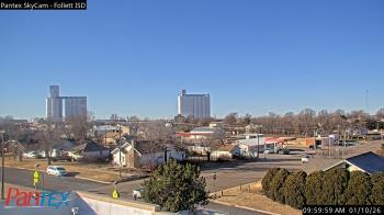 Weather camera view of Follett ISD.