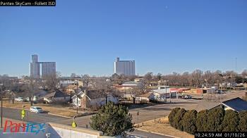 Weather camera view of Follett ISD.