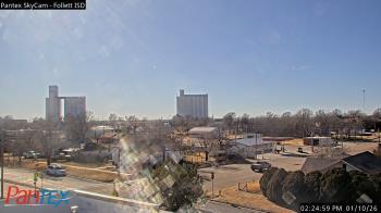 Weather camera view of Follett ISD.