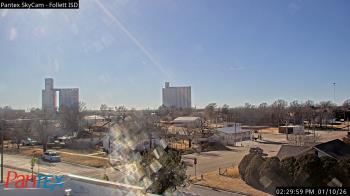 Weather camera view of Follett ISD.