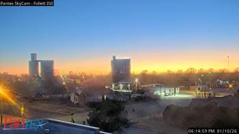 Weather camera view of Follett ISD.