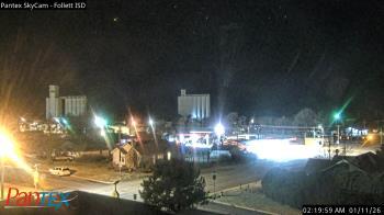 Weather camera view of Follett ISD.