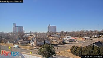 Weather camera view of Follett ISD.