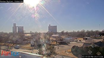 Weather camera view of Follett ISD.