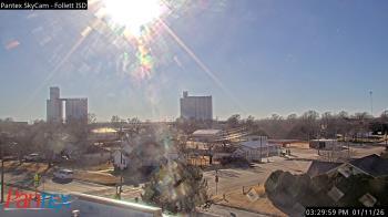 Weather camera view of Follett ISD.
