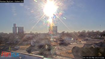 Weather camera view of Follett ISD.