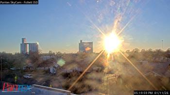 Weather camera view of Follett ISD.