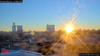 Weather camera view of Follett ISD.