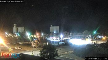 Weather camera view of Follett ISD.
