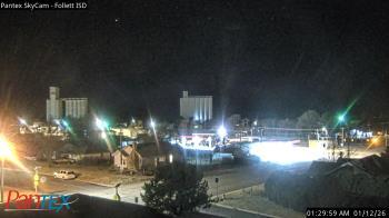 Weather camera view of Follett ISD.