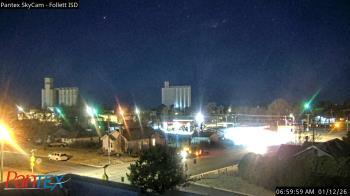 Weather camera view of Follett ISD.