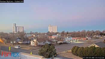Weather camera view of Follett ISD.