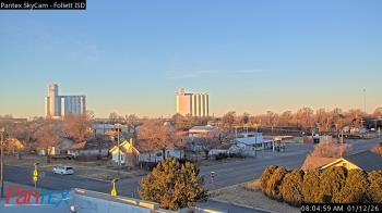 Weather camera view of Follett ISD.