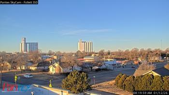 Weather camera view of Follett ISD.