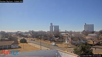 Weather camera view of Follett ISD.