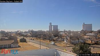 Weather camera view of Follett ISD.