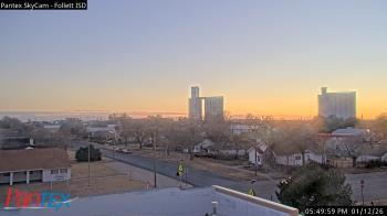 Weather camera view of Follett ISD.