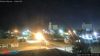 Weather camera view of Follett ISD.