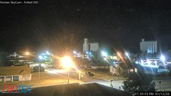 Weather camera view of Follett ISD.