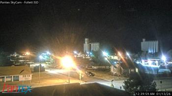 Weather camera view of Follett ISD.
