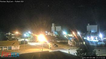 Weather camera view of Follett ISD.