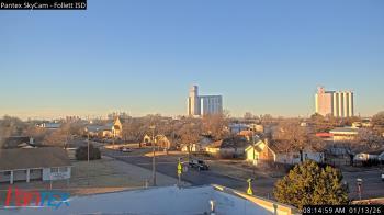 Weather camera view of Follett ISD.
