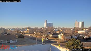 Weather camera view of Follett ISD.