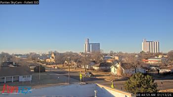 Weather camera view of Follett ISD.