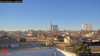 Weather camera view of Follett ISD.