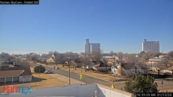 Weather camera view of Follett ISD.