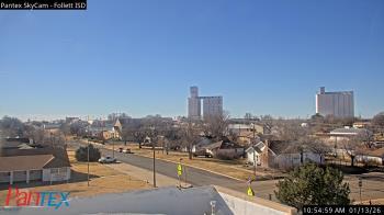 Weather camera view of Follett ISD.