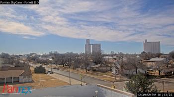 Weather camera view of Follett ISD.