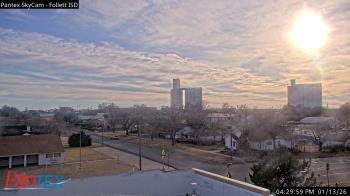 Weather camera view of Follett ISD.