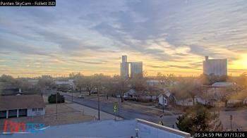 Weather camera view of Follett ISD.