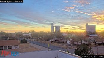 Weather camera view of Follett ISD.
