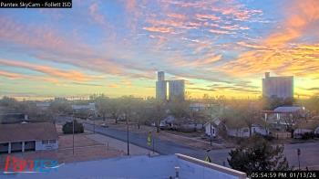 Weather camera view of Follett ISD.