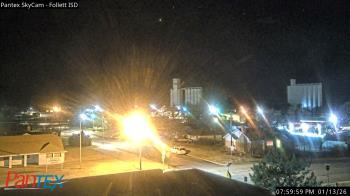 Weather camera view of Follett ISD.