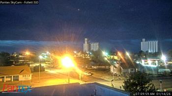 Weather camera view of Follett ISD.
