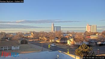 Weather camera view of Follett ISD.