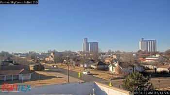 Weather camera view of Follett ISD.