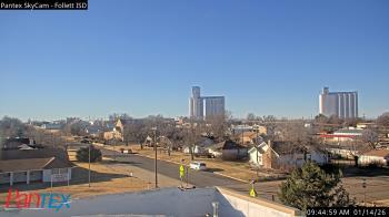 Weather camera view of Follett ISD.