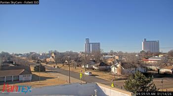 Weather camera view of Follett ISD.