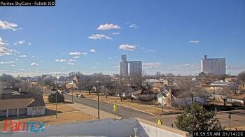 Weather camera view of Follett ISD.