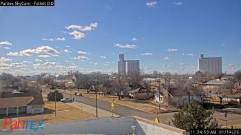 Weather camera view of Follett ISD.