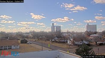 Weather camera view of Follett ISD.